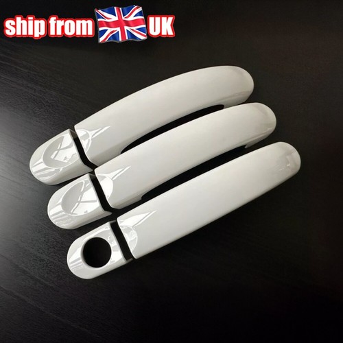 Gloss white door handle - white,