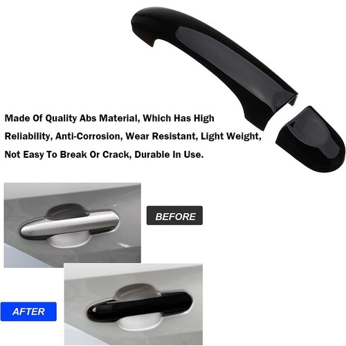 Black door handle covers - 9x,