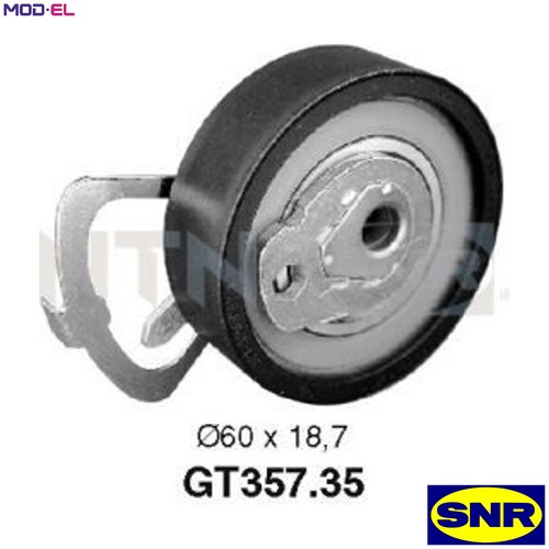 Tensioner pulley timing - pulley, belt