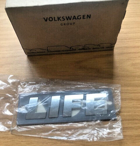Volkswagen life rear badge - life,