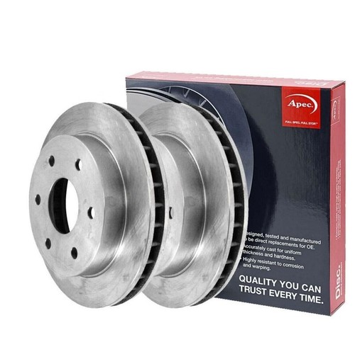 Apec front pair brake discs - front,