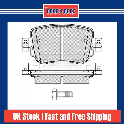 Brake pads set rear for - set,