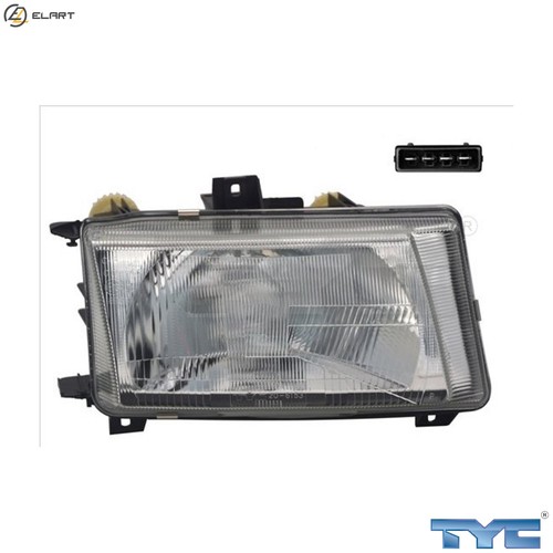 Headlight 6153 for vw - headlight, 20-6153-05-2
