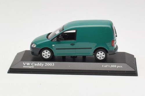 Volkswagen caddy green - volkswagen, 1:43