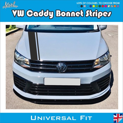 Caddy bonnet stripes - caddy, sport