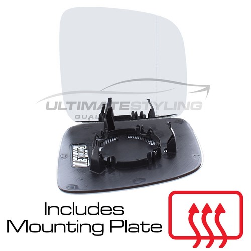 Wing mirror glass - caddy, van