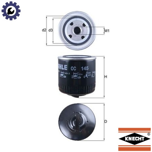Oil filter 145 for - filter,