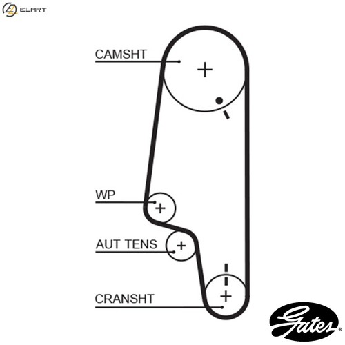 Timing belt 5427xs - for, vw