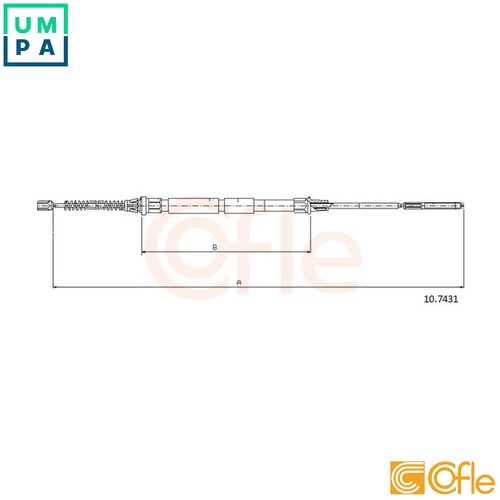 Cable pull parking - cable,
